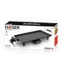 Haeger Plancha eléctrica para asar Baking Plate 200W 460x260mm Grill eléctrico con bandeja de residuos 5 niveles de temperatura